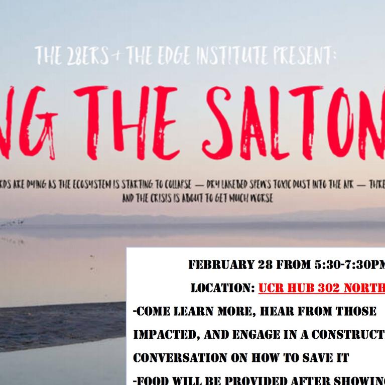 Saving the Salton Sea