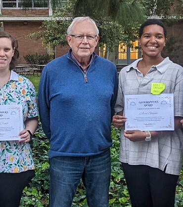 2022 Recipients of the Geographer's Scholarship for Global Change and Sustainability