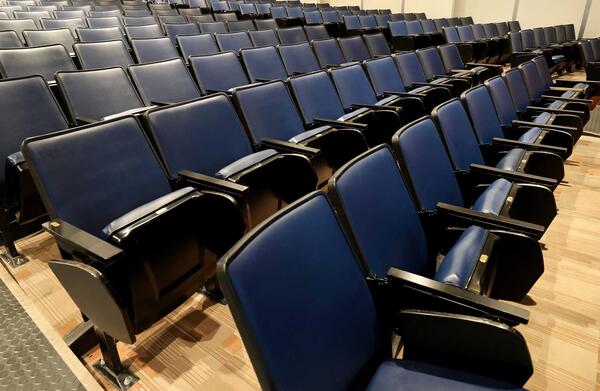 Spieth Hall Blue Chairs