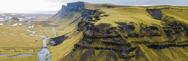 Green Hills With River
