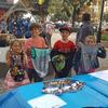 kids at Earthday with recycling shirts